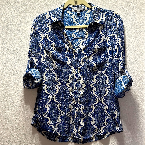 Express Tops Express Portofino Shirt Original Fit Poshmark
